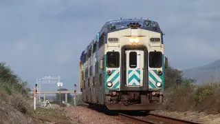 01/19/2023 Railfanning San Diego & Encinitas Feat. NCTC 3001 on Rust Train, Amtraks & More!