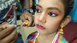 ಒನಕೆ ಓಬವ್ವ( onake obavva)# fancy dress & makeover # Raghuvaran makeup artist,