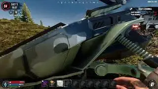 7 Days To Die vehicle machine gun demo