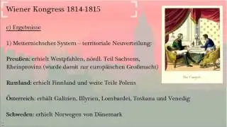 Wiener Kongress 1814-1815 einfach erkl&auml;rt - lernen-mit-raven.de