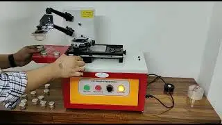 Pad Printer Machine For Aluminum  Caps , Plastic caps logo Brand name printing