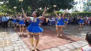 Cachiporristas del Instituto Nacional de El Rosario 15 de Septiembre de 2019