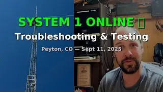 Ham Radio Colorado &mdash; ECRA System 1 - Repeater Online & Testing (Peyton, CO)