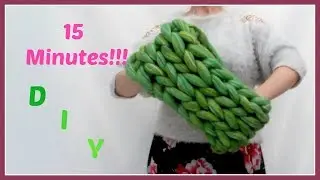 Arm Knit Scarf Tutorial (cowl/infinity scarf)