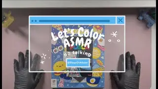 Coloring ASMR 🤍 No Talking | Marker Sounds