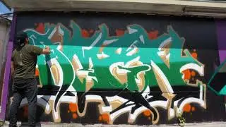 HOUSTON, TEXAS GRAFFITI - AMEN, DASK, YIKES EARLY MORNING THROWDOWN