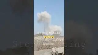 How to Explosion Big Mountain Rocks By #dynamite 🔥 | Shocking Result 😱 | #shorts .....🤘