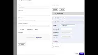 Visual Workflow Builder