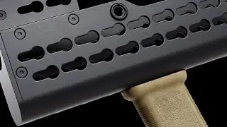 Substance painter texturing weapon attachments
