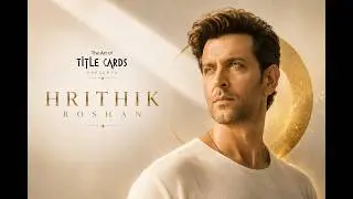 Hrithik Roshan | The Art of Title Cards | Actor's Filmography