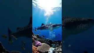 Beautiful of Whale Shark ...! Hidden Wonders of the Ocean Floor 🐟🦀🦞🐋 #oceanbottom #ocean #oceanfloor