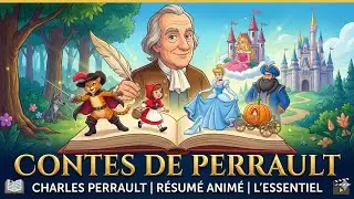 Contes de Perrault - Charles Perrault | Résumé animé pour comprendre l’essentiel 📚🎬