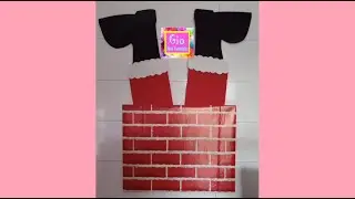 como hacer un santa con chimenea #diy #manualidades #tutorial