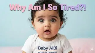 &ldquo;Baby AiBi&rsquo;s Panda Face! 😲 Why No Sleep Pa?! | Fun Baby Comedy #BabyAiBi #FunnyKids #Shorts&rdquo;