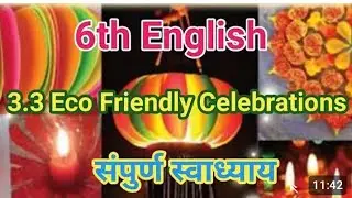class 6th subject English/letter/eco friendly celebration pointers