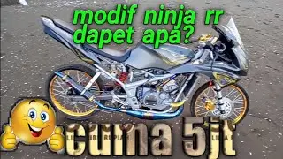 modif ninja rr 5jt dapet apa aja🤔#riview ninja rr#pantai tanjung pakis jaya Karawang Jawa barat