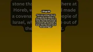 Jesus Saves | 1 Kings 8:9 Daily Bible Verse