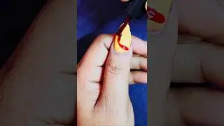 Easy Nail Art Design At Home #nailart #naildesign #nails #ytshorts #viral #shorts