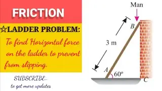 LADDER PROBLEM_Engg. MECHANICS