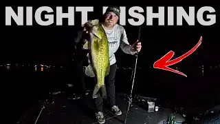 What Lures To Use Bass Fishing At NIGHT? (Michigan Bass Fishing Tips)