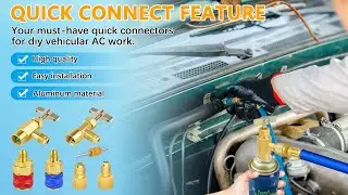 DIY Car AC Recharge Made Easy  Complete R134a Adapter Kit Guide