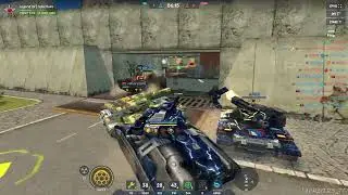 Tanki Online Thunder Ultra Skin Adrenaline Augment and Titan gameplay no commentary