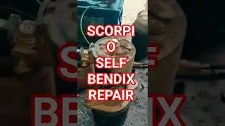how to starter repair / : mahindra scorpio self starter motor fitting How to repair Sco self starter