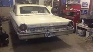 Ford Galaxie 1963 1/2 390 Z-Code -  First start after renovation.