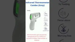 Vandelay Oximeter & Infrared Thermometer Combo