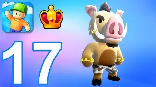 Stumble Guys - Gameplay Walkthrough Part 17 - Crown Win: 17 (iOS, Android)
