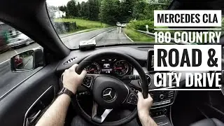 Mercedes-Benz CLA 180 (2017) - POV Country Road and City Drive