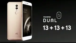 Micromax Dual 5 with Dual 13MP Rear Cameras, 4GB RAM, 128GB Storage