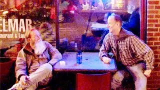 Steve Dolson and Zak Zych in front of The Delmar Lounge -  Saturday, September 24th, 2011
