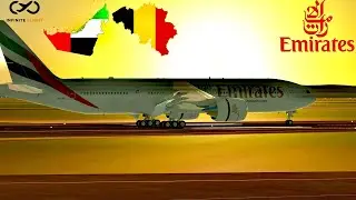 Infinite Flight: Dubai (DXB) to Brussels (BRU) | Emirates Airways | Boeing 777-200LR