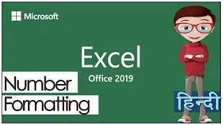 Number Formatting in Excel-2019 | Hindi & Urdu