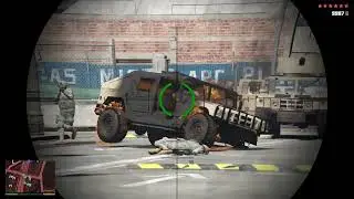 GTA 5 - Ballas Ambush at Franklin’s House + Ten Star Escape
