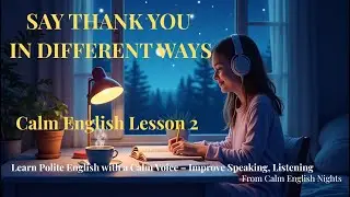 Say Thank You &mdash; Speak From the Heart l Calm English Lesson 2