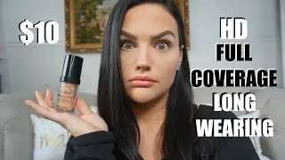 LA Girl Pro Coverage HD Long Wear Illuminating Foundation First Impression Review