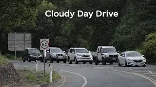 Cloudy Day ASMR Driving Tour Montville to Maleny Queensland Australia