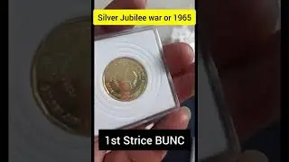 golden jubilee first strike UNC sea coin#the #numismatics #coin #india #collection