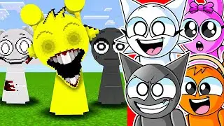 Reacting To SPRUNKI JOINING Minecraft!