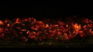 Gem&uuml;tliche behagliche warme Glut #feuer #relax mit knistern Holzkohle Entspannung #asmr Ambience 