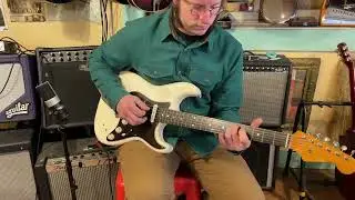 2010s Fender Ed O&rsquo;Brien (modded) fretless Sustainer Stratocaster electric guitar