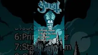 GHOST *Opus Eponymous* FULL Album Ranking #ghostband