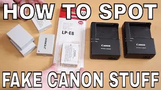 Как распознать поддельные аккумуляторы и зарядные устройства Canon &mdash; защитите себя от подделок!