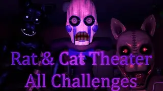 Rat & Cat Theater All Challenges Completed | Five Nights at Candy's 3 Deluxe