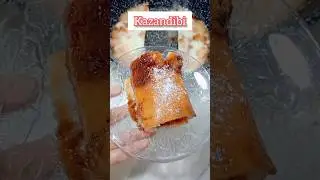 KAZANDIBI-A TRADITIONAL TURKISH SWEET-GAZA| SIMPLE & DELICIOUS #food #viralvideo #shorts #كزاندي بي