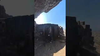80&deg; Steep Steps! 💀 Terrifying Climb at Harihar Fort #hariharfort #shorts #harihargad #maharashtra