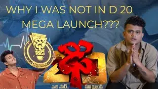 Dhee 20 | Why was i not in Dhee20 Mega Launch??? |Sanket Gaonkar | Vlog |