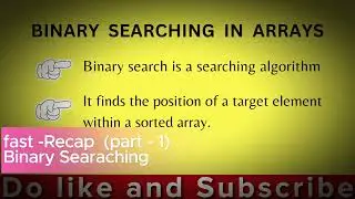 Binary Search Algorithm || Part - 2 || DSA tutorials C++